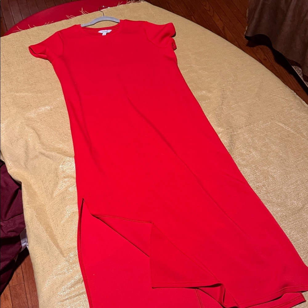 SPANX Vibrant Red Maxi Dress